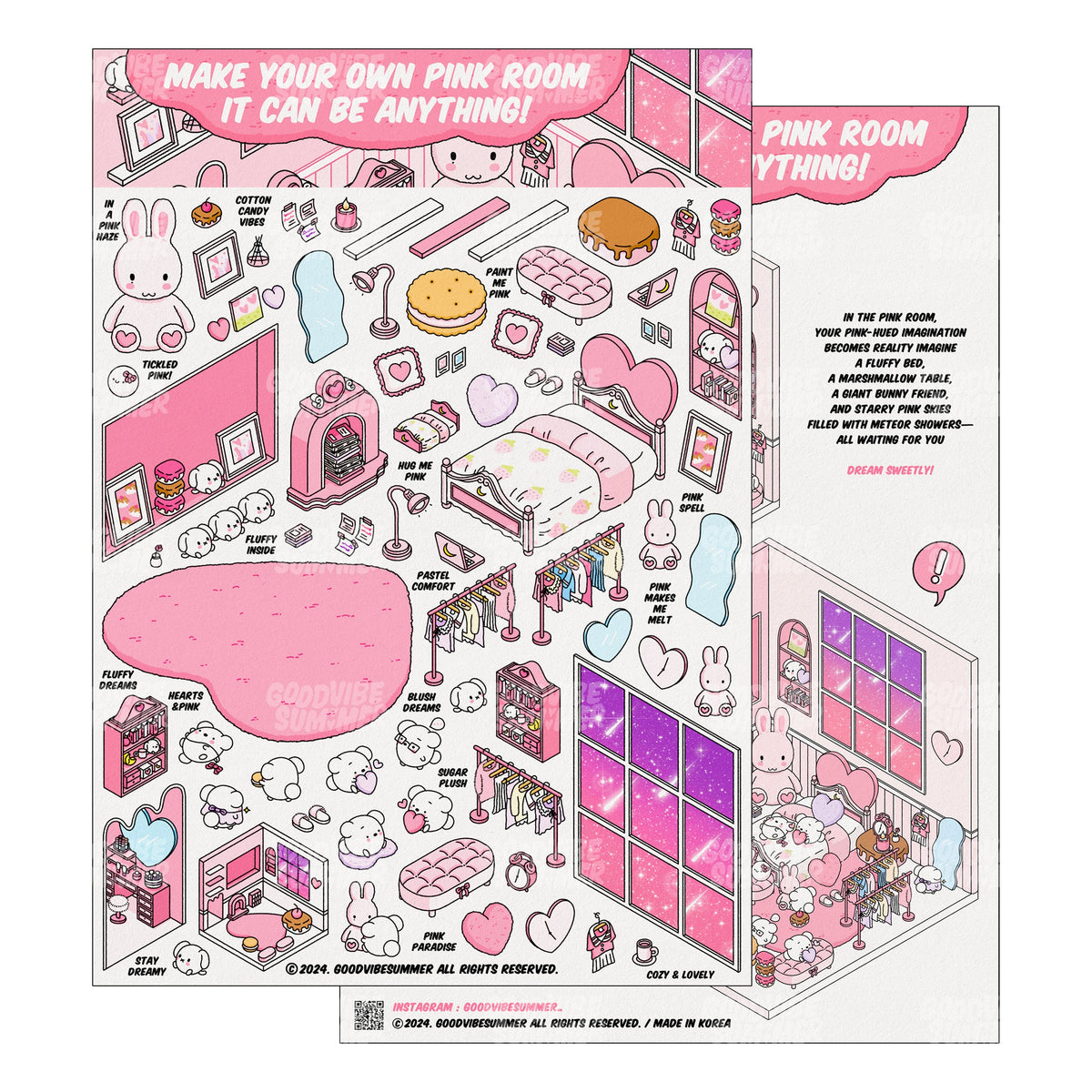 Pink Starlight Loft 3x Size