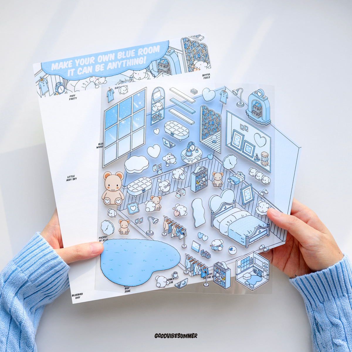 Blue Bear Bedroom 3x Size
