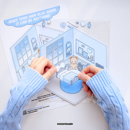 Blue Bear Bedroom 3x Size
