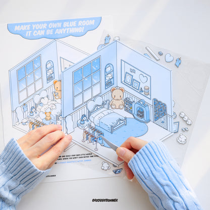 Blue Bear Bedroom 3x Size